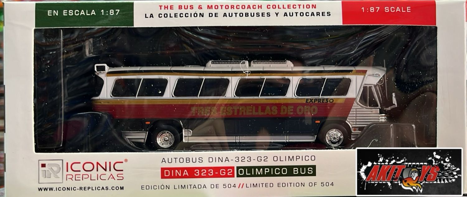 1/87 Autobus Dina Olimpico tres estrellas de oro
