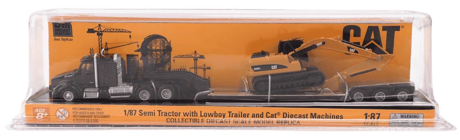 Kenworth T880s Lowboy con Excavadora Cat 320D Kenworth T880s Lowboy con Excavadora Cat 320D