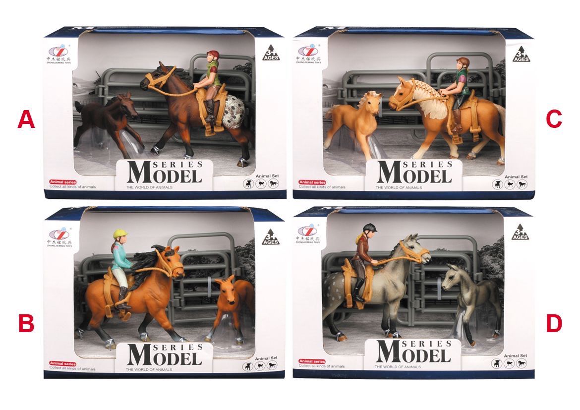 Model Series Caballo con Jinete Y3