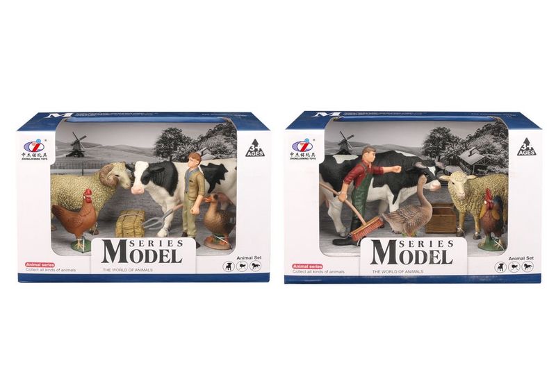 Model Series Vaca c/ Borrego &amp; Granjero X15