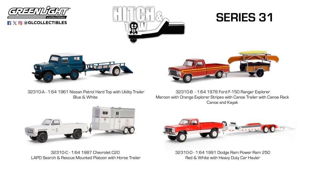1:64 Hitch & Tow Series 31 1:64 Hitch & Tow Series 31