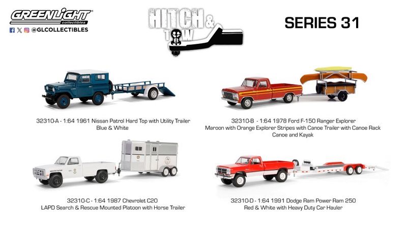 1:64 Hitch & Tow Series 31 1:64 Hitch & Tow Series 31