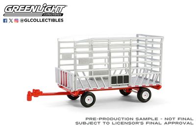 Bale throw wagon