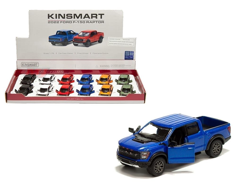 1:78 2022 Ford F-150 Raptor (6 Colores) 1:78 2022 Ford F-150 Raptor (6 Colores)