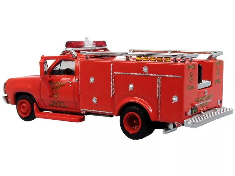 1/87 1974 Dodge D-300 Rescue Unit Squad 51 (Camion Bombero)