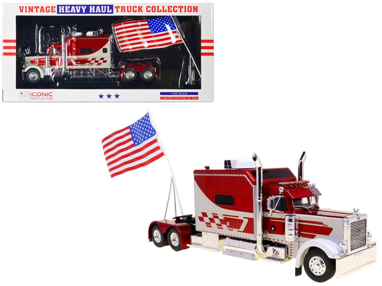 Peterbilt 379 American Flag