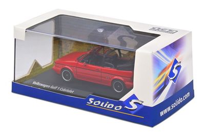 1/43 1992 Volkswagen Golf MK1 Convertible Rojo