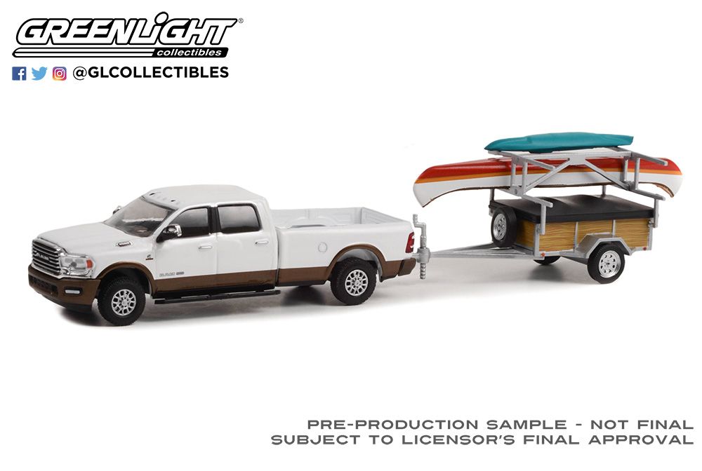 Ram 2500 Limited Longhorn 2022 c/ remolque para canoa, soporte para canoa y kayak