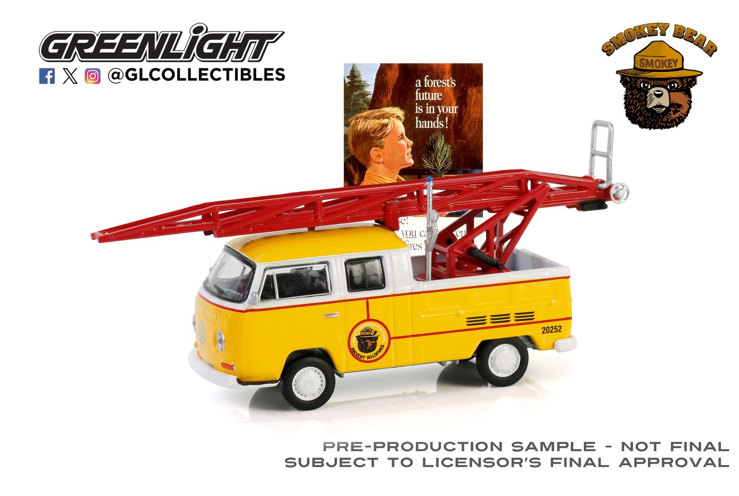 1968 Volkswagen Type 2 Double Cab Pickup Ladder Truck