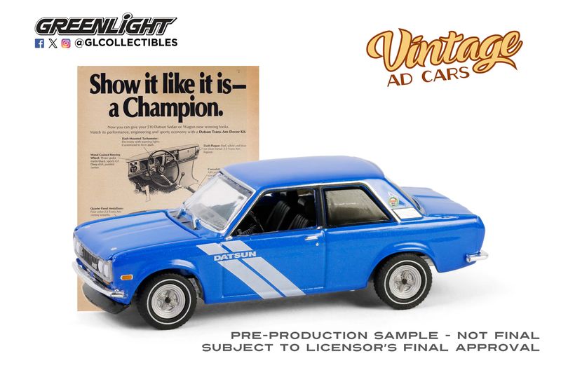 1972 Datsun 510 “Show it Like it is - a Champion&quot;