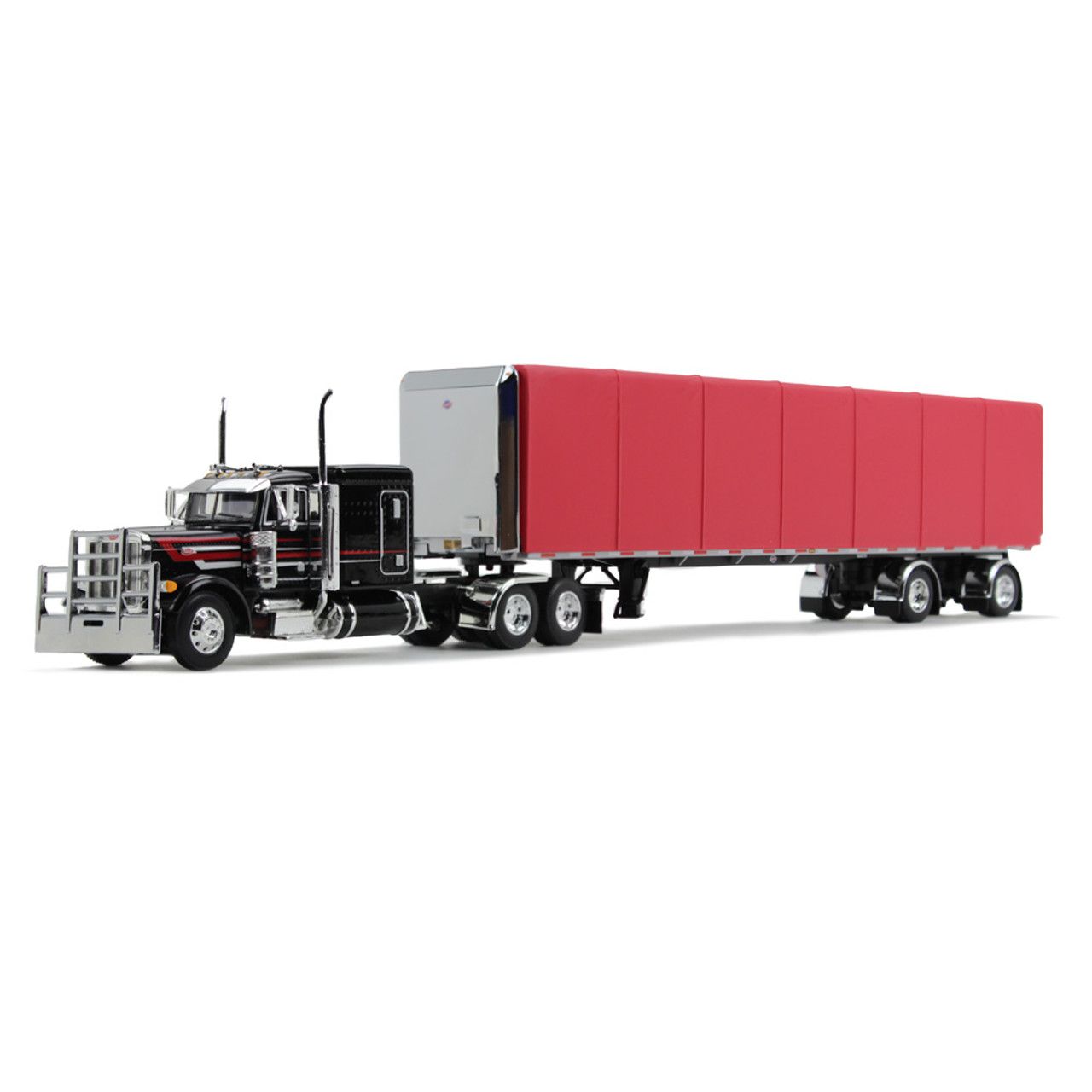 Peterbilt 379 Cab 63&quot; c/ Remoque Utilitario y Lona Enrollable 53&#39;