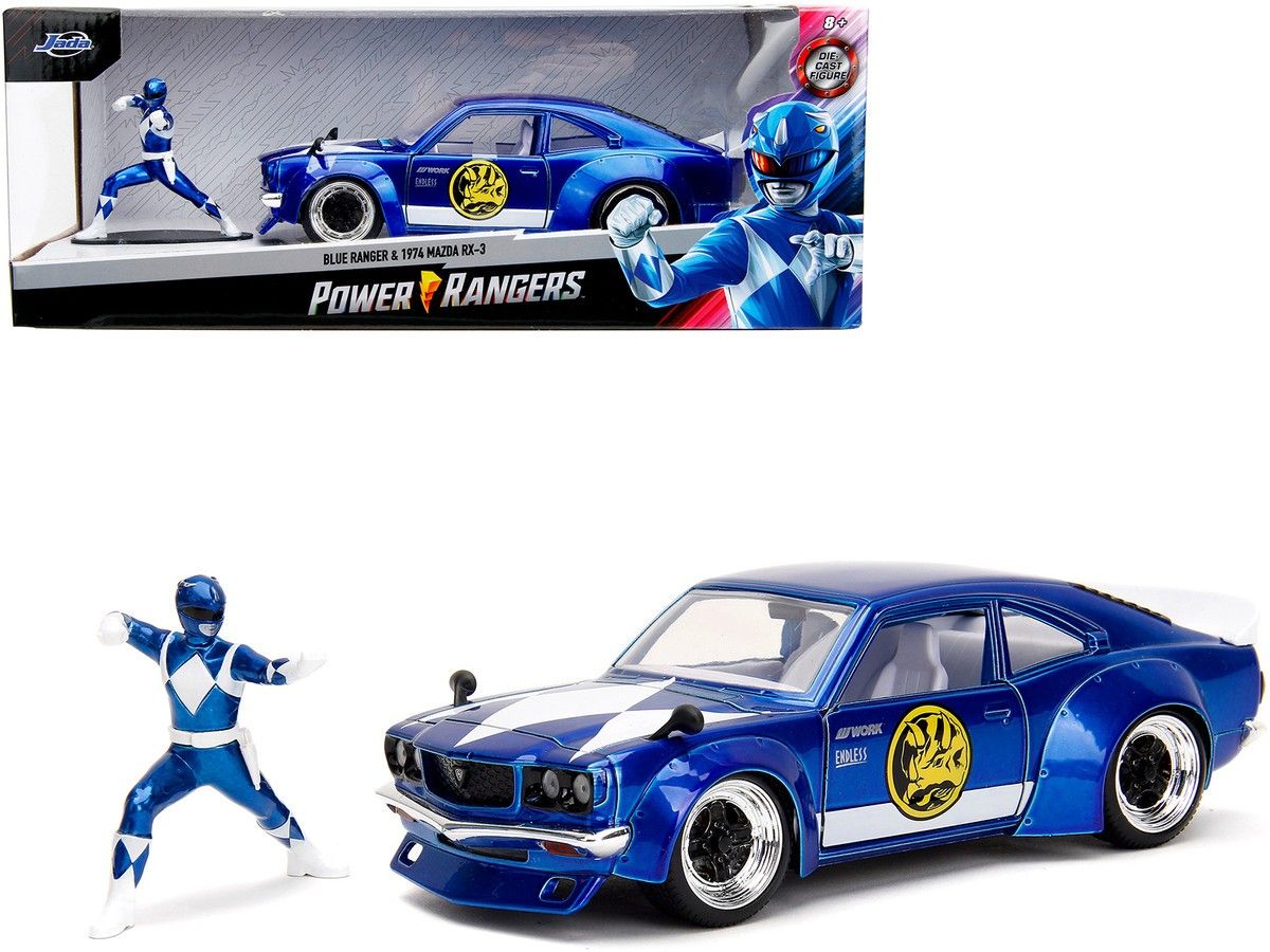 1974 Mazda RX-3 Power Ranger Azul