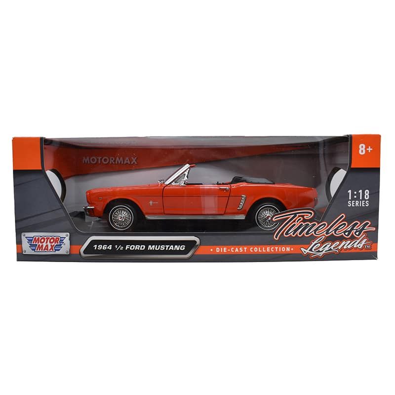 1/18 1964 1/2 Ford Mustang Convertible Rojo