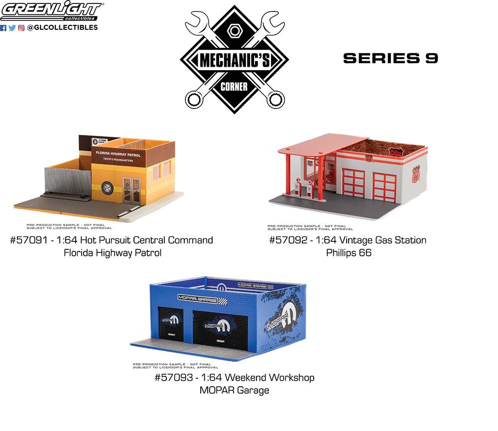 Set Diorama Mecanico 3 pzs