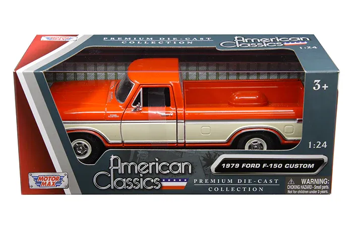 1979 Ford F-150 Custom Pick up Naranja/ Crema
