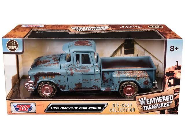 1955 GMC Blue Chip Pick up Tesoros Oxidados