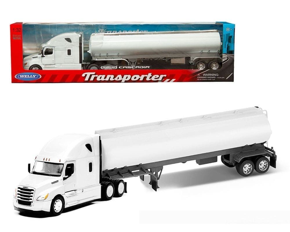 Freightliner Cascadia Pipa Blanco