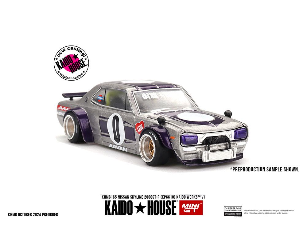 Nissan Skyline 2000GT-R (KPGC10) Kaido Works V1- Silver Nissan Skyline 2000GT-R (KPGC10) Kaido Works V1- Silver
