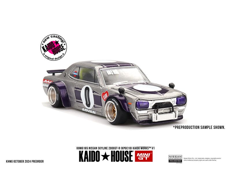 Nissan Skyline 2000GT-R (KPGC10) Kaido Works V1- Silver