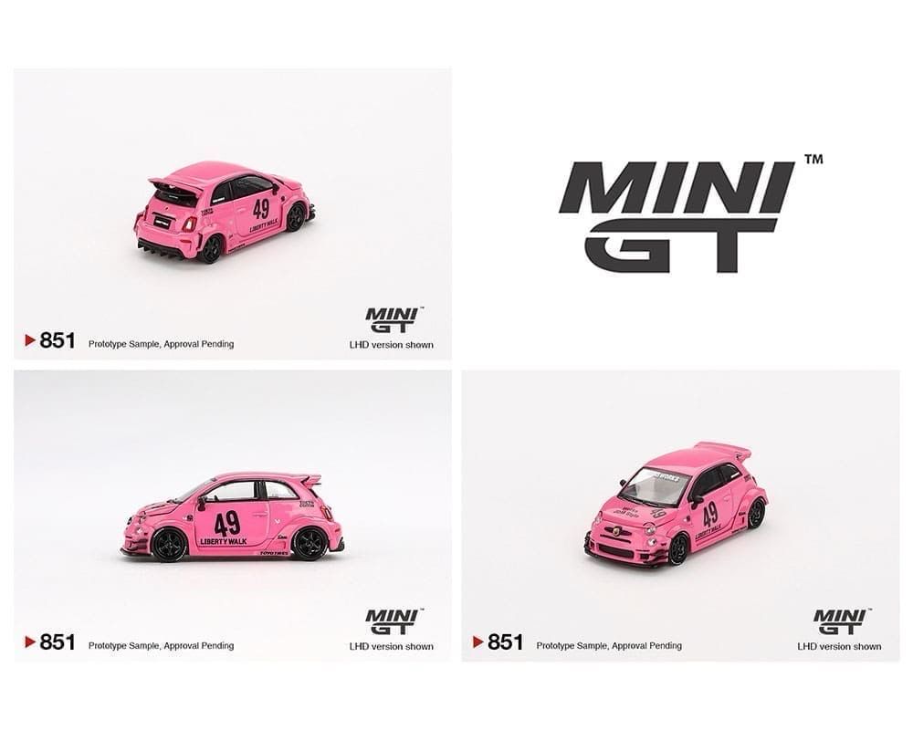 ABARTH 595 LB-WORKS x Abas Works – Pink