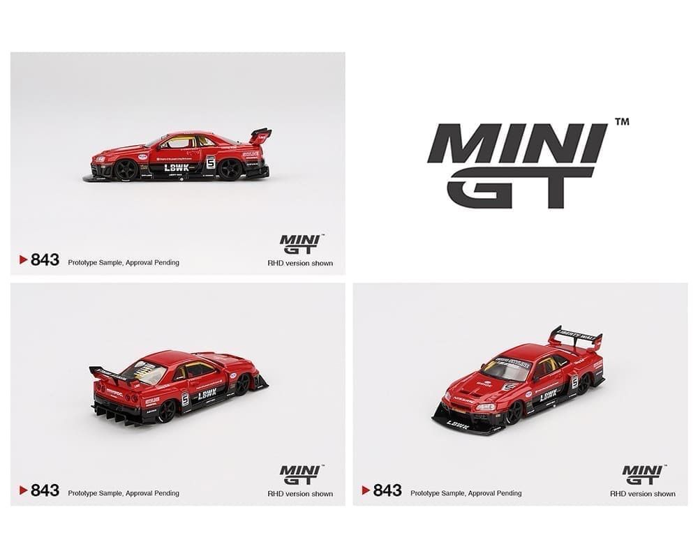 Nissan LB-ER34 Super Silhouette SKYLINE – Red/Black