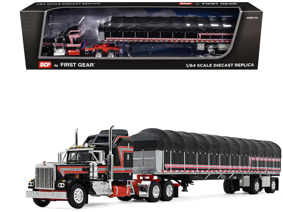 Kenworth W900A with Aerodyne Sleeper and 53' Wilson Roadbrute Flatbed Trailer Kenworth W900A with Aerodyne Sleeper and 53' Wilson Roadbrute Flatbed Trailer