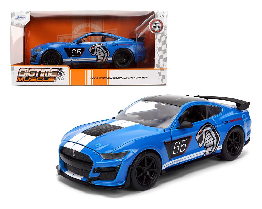 2020 Ford Mustang Shelby GT500 Azul c/ Blanco