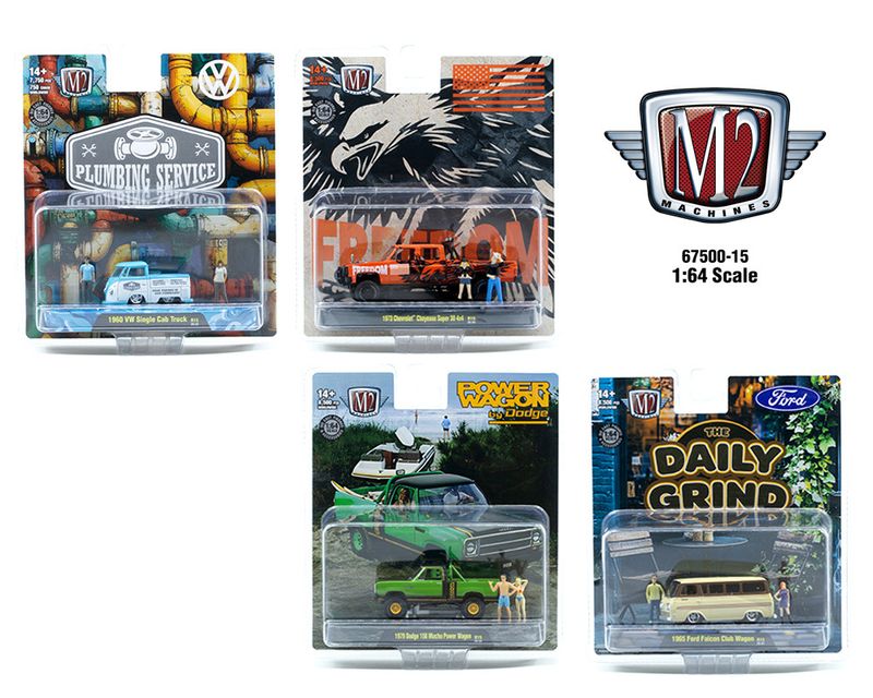 Set Diorama Auto Figs 15 1/64 Set Diorama Auto Figs 15 1/64