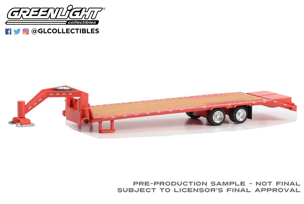 Gooseneck Trailer - Red with Red
