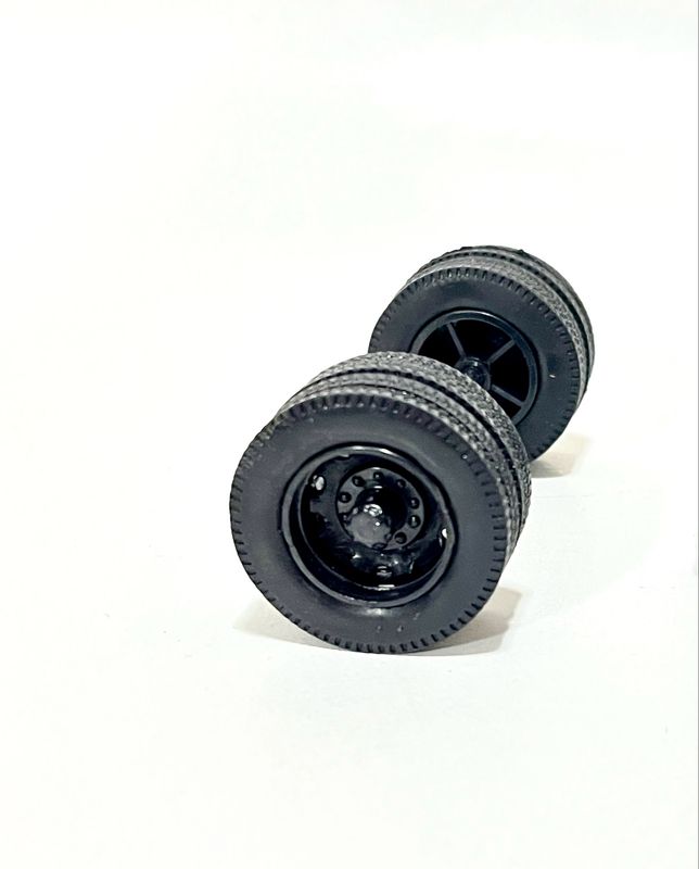 Eje Trasero Rin Negro 1/32 Eje Trasero Rin Negro 1/32