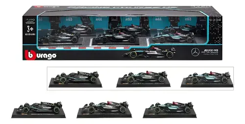 Set 6 Carros Carreras Mercedes-Benz Formula 1 Set 6 Carros Carreras Mercedes-Benz Formula 1
