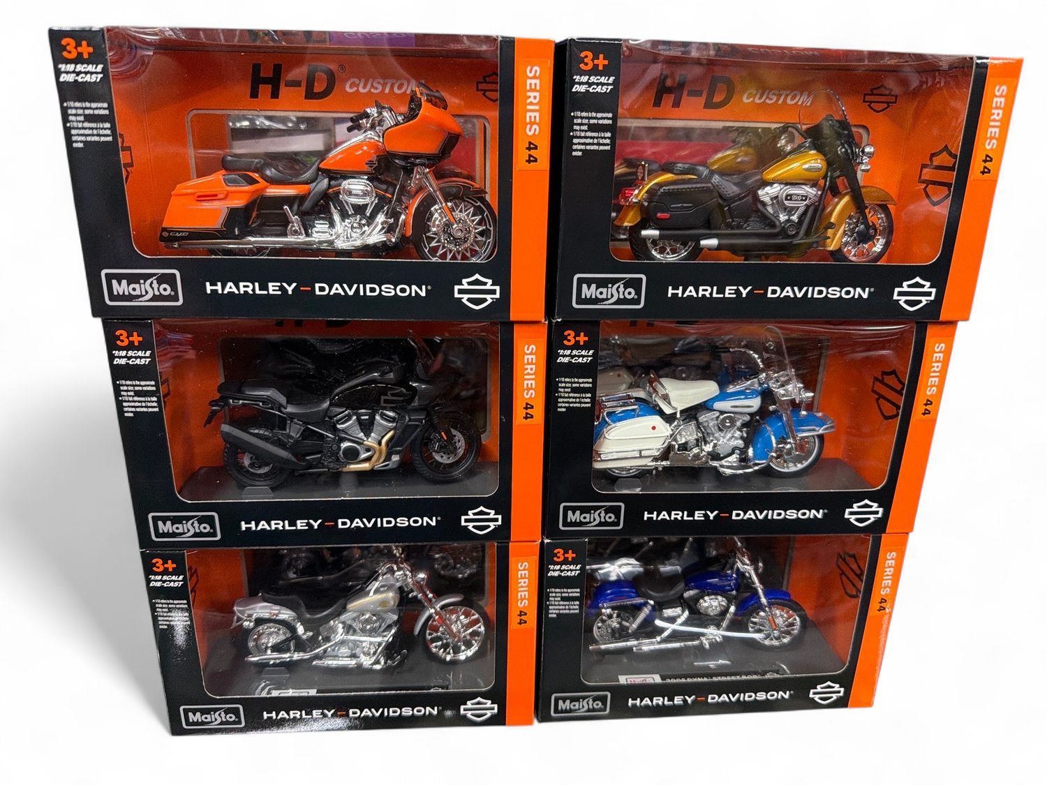Set Motos Harley Davidson 1:18 Set Motos Harley Davidson 1:18