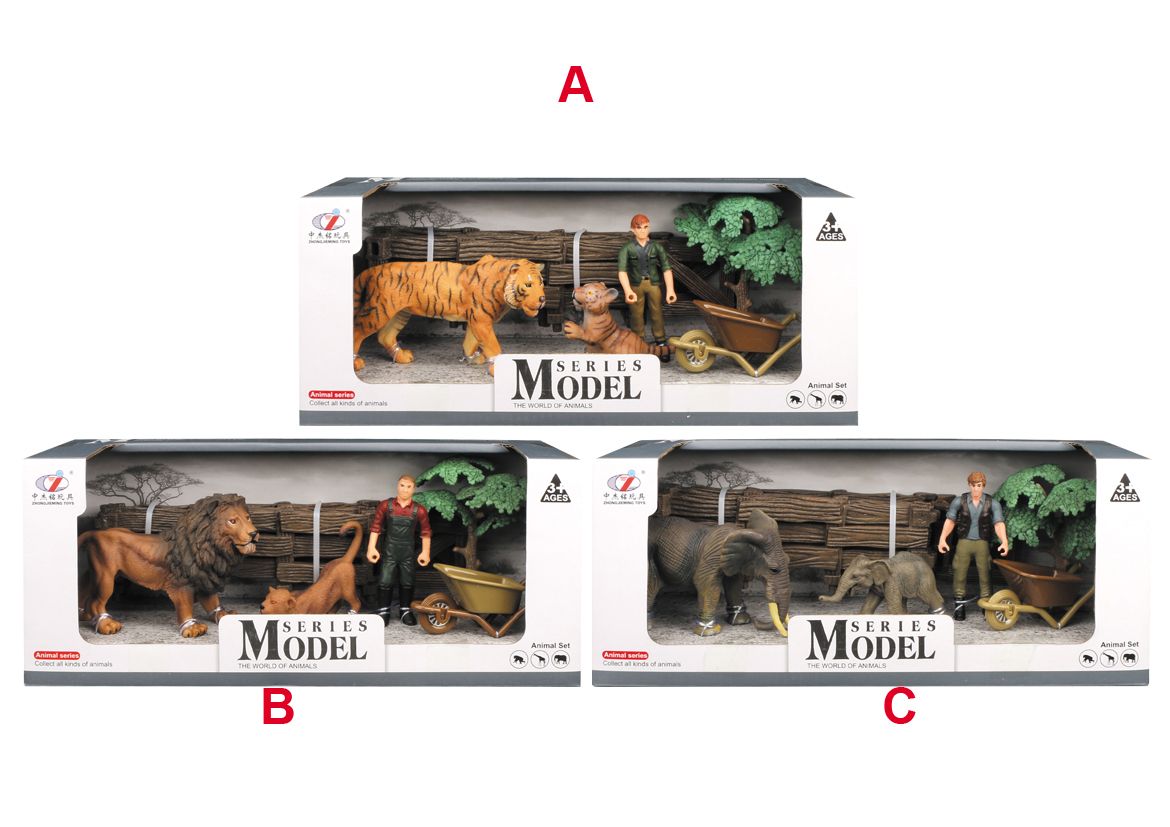 Model Series Tigre, Leon, Elefante