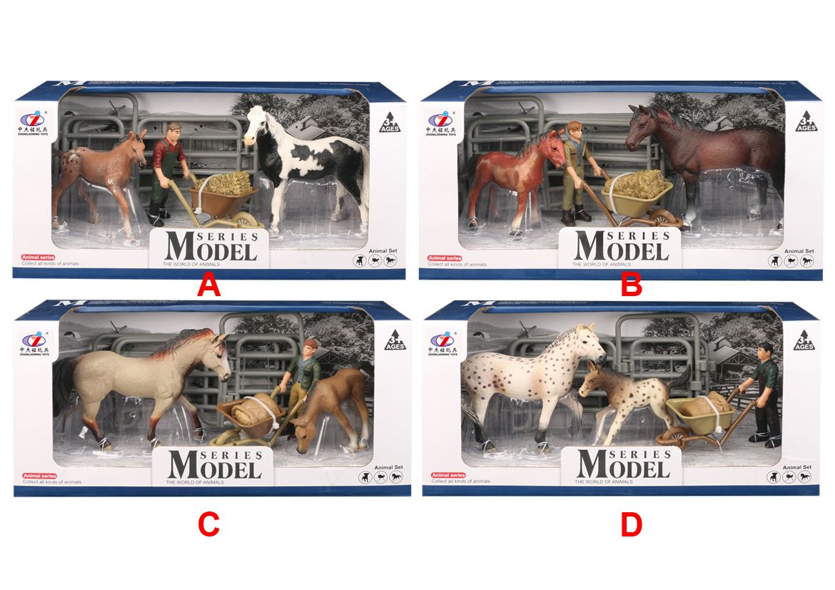 Model Series Potrillos con carreta