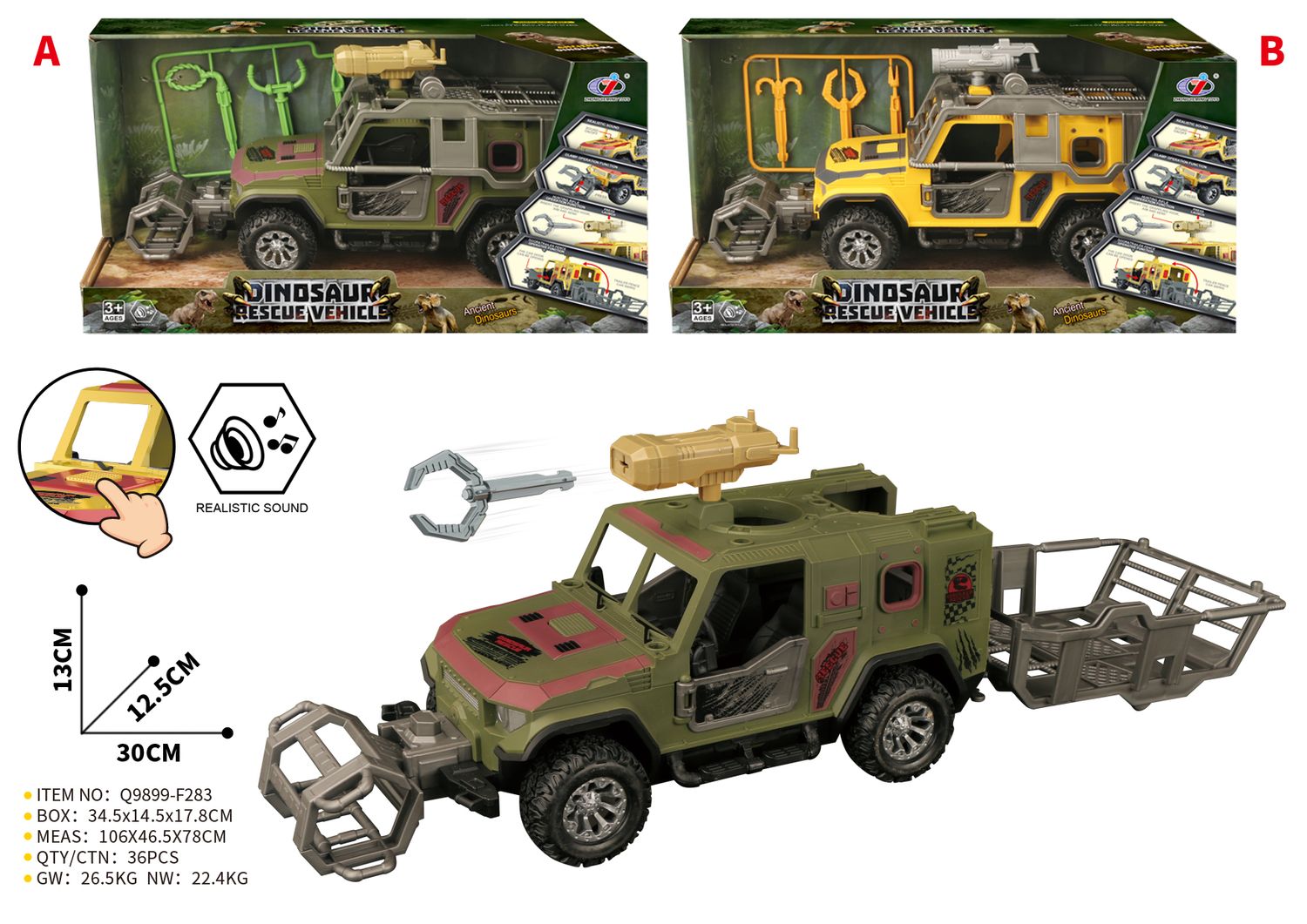 Series Model Todo terreno con Jaula