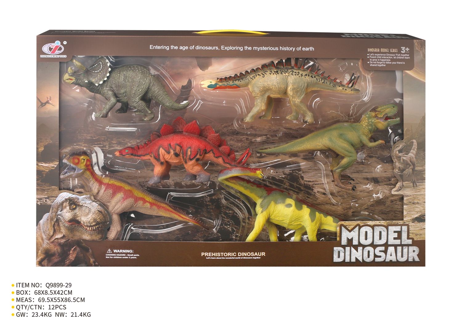 Series Model Mega Dinosaurios