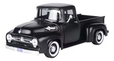 1956 Ford F-100 Pickup Negro Matte 1956 Ford F-100 Pickup Negro Matte