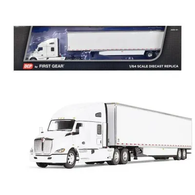 Kenworth T680 c/ Trailer Caja Seca 53' Blanco