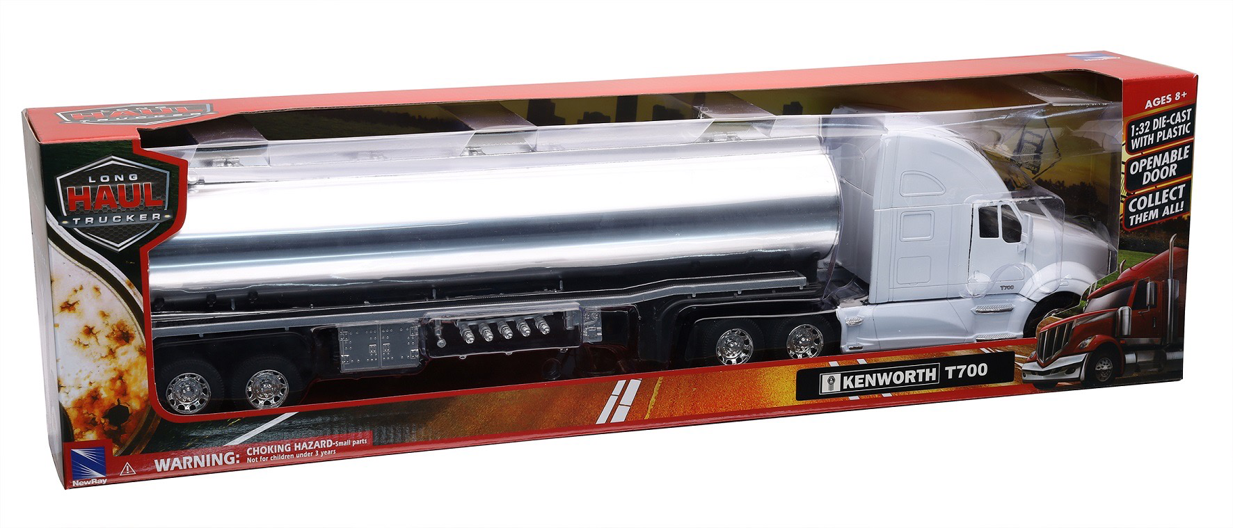 Trailer Cp Kenworth T700 Pipa Blanco 1.32