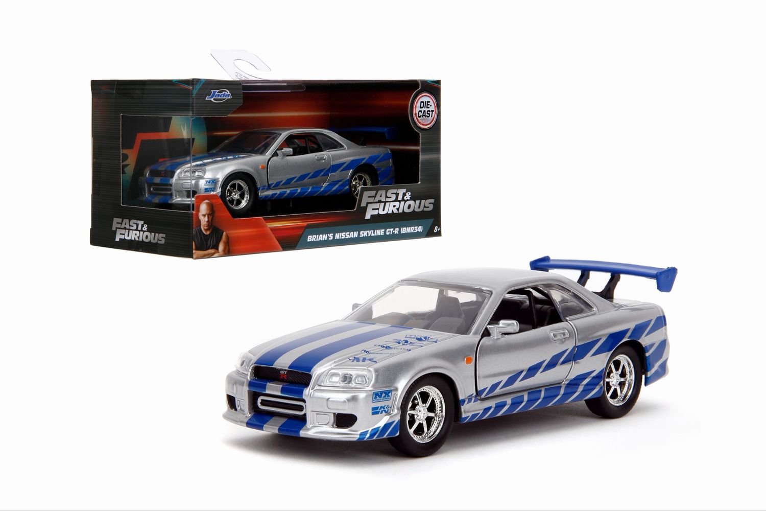 1/32 2002 Brian's Nissan Skyline R34 F&F 2 1/32 2002 Brian's Nissan Skyline R34 F&F 2
