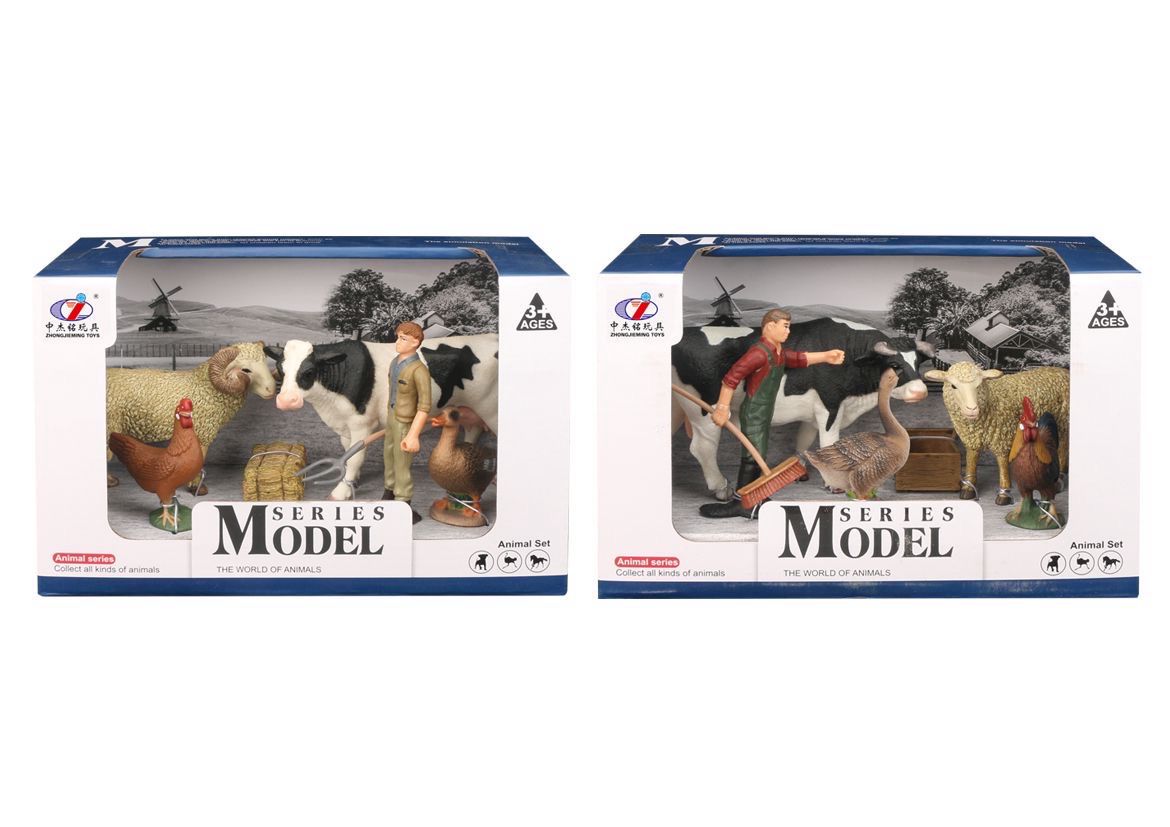 Model Series Vaca c/ Borrego &amp; Granjero X15