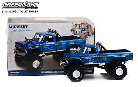 1:18 Kings of Crunch - Midwest 4WD - 1974 Ford F-250 Monster Truck c/ Llantas 48 Pulgadas