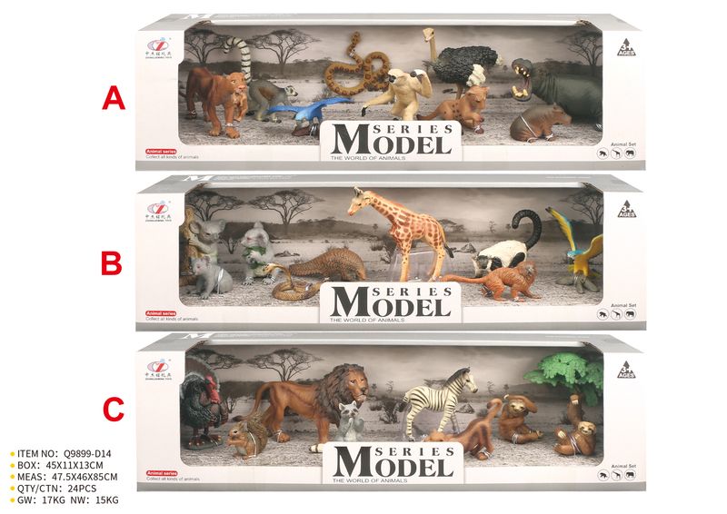 Model Series Animales de Zoologico, Reptiles