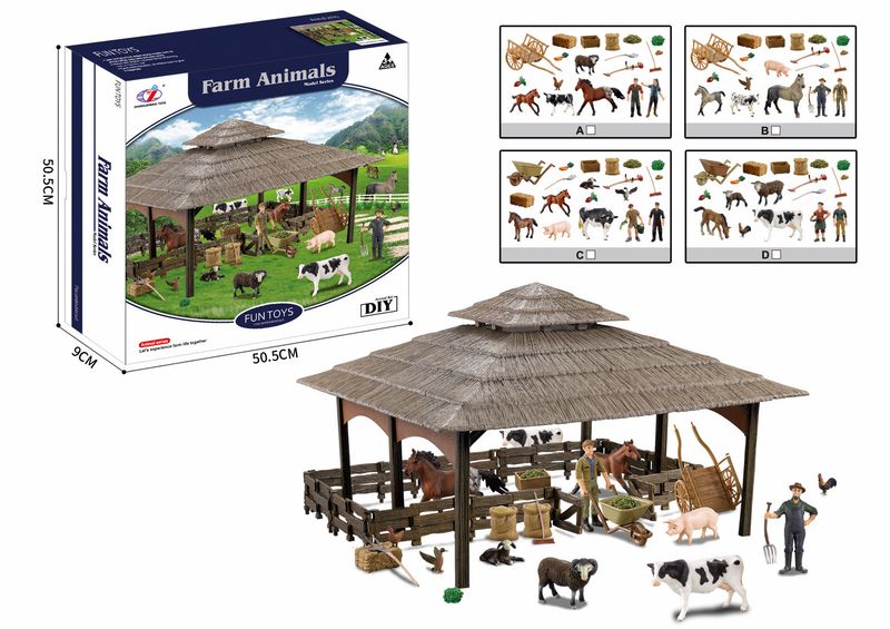 Model Series Granja con animales