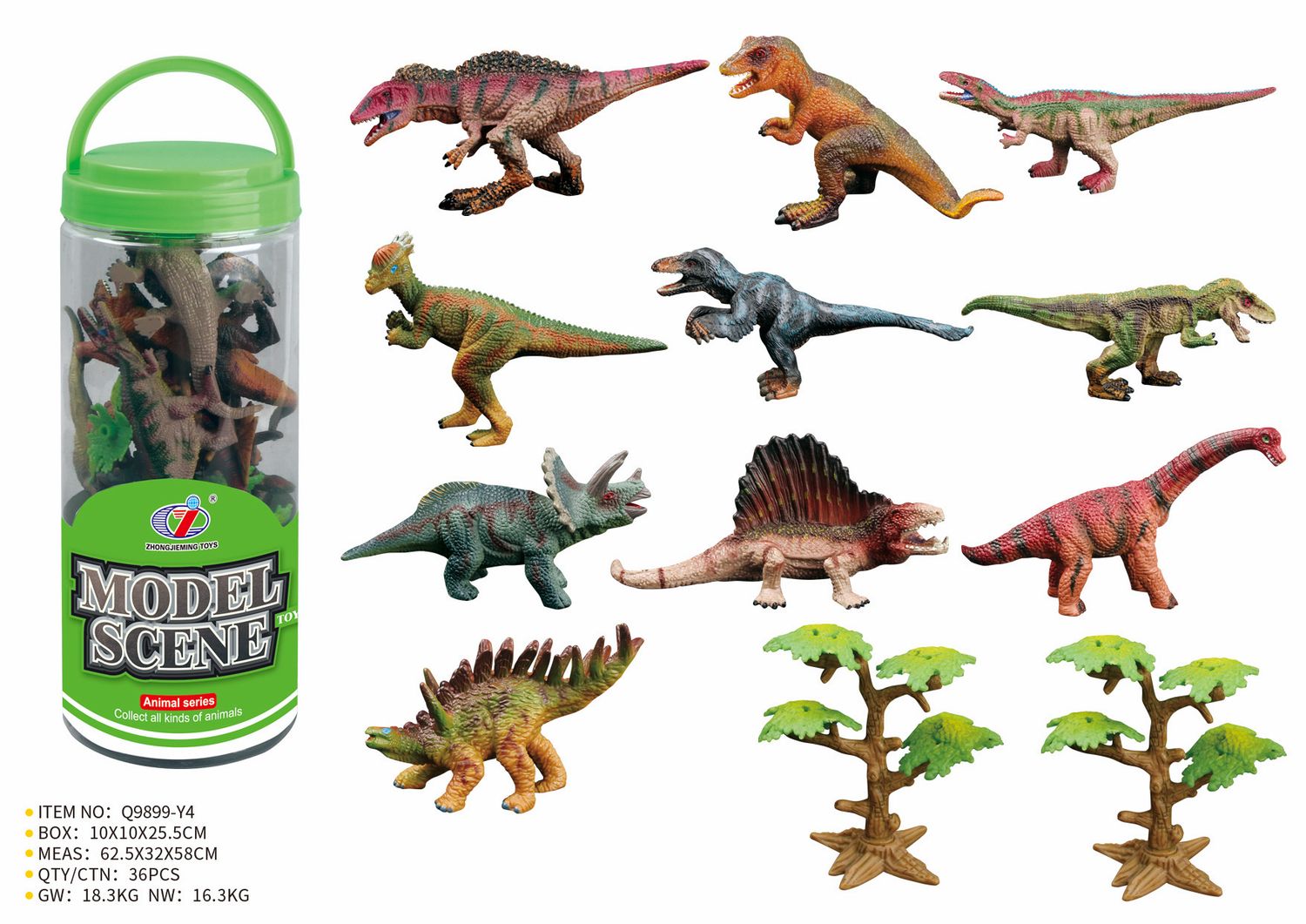 Model Series Mini dinosaurios