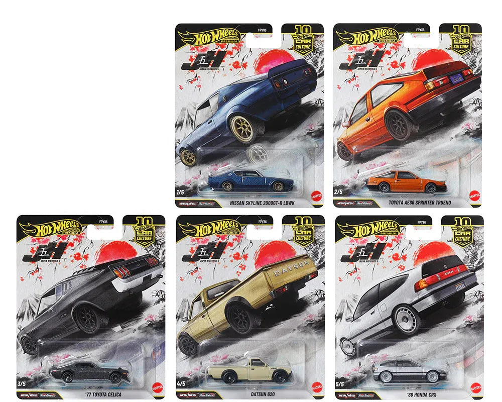 Hot Wheels 1:64 Car Culture 10th Anniversary 2026 Case P – Japan Historics 5