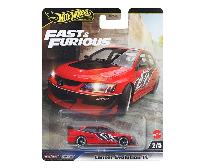 Hot Wheels 1:64 Fast &amp; Furious Premium – 2023 Mitsubishi Lancer Evolution