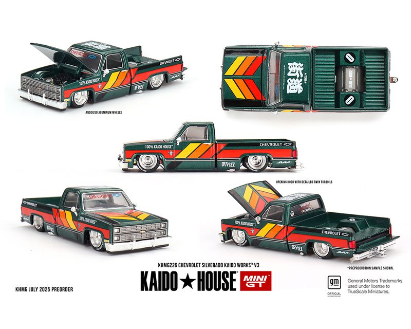 Chevrolet Silverado KAIDO WORKS V3 -Dark Green