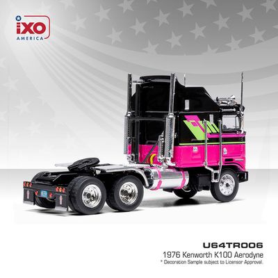 1976 Kenworth K100 Aerodyne Negro C/ Rosa