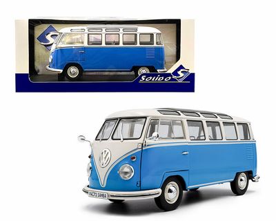 1962 Volkswagen T1 Samba – Blue/White 1962 Volkswagen T1 Samba – Blue/White